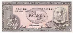 1/2 Pa´anga p.18c 1983